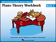 Okadka: Kreader Barbara, Kern Fred, Keveren Phillip, Rejino Mona, Harrington Karen, Piano Theory Workbook, Book 1